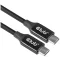 club3D USB C kábel USB-C® dugó 5.00 m Fekete CAC-1535