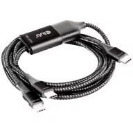 club3D USB C kábel USB-C® dugó 1.83 m Fekete CAC-1527