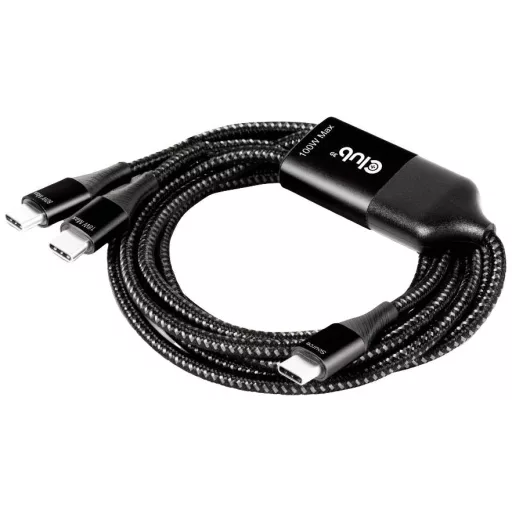 club3D USB C kábel USB-C® dugó 1.83 m Fekete CAC-1527