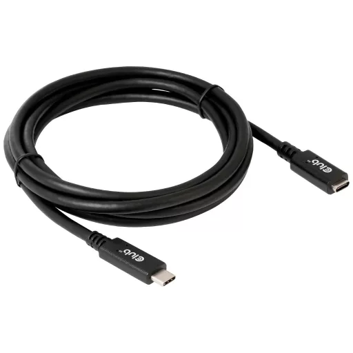 club3D USB C kábel USB 3.2 Gen1 USB-C® dugó, USB-C® alj 2.00 m Fekete CAC-1529