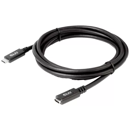 club3D USB C kábel USB 3.2 Gen1 USB-C® dugó, USB-C® alj 2.00 m Fekete CAC-1529