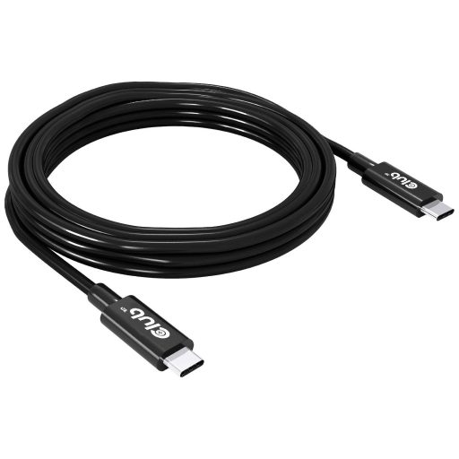 club3D USB C kábel USB4™ USB-C® dugó 3.00 m Fekete CAC-1579