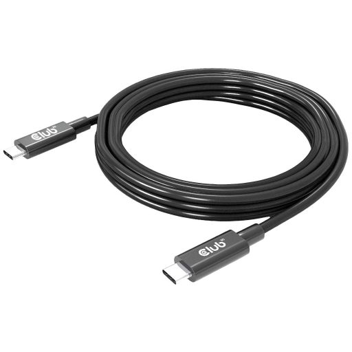 club3D USB C kábel USB4™ USB-C® dugó 3.00 m Fekete CAC-1579