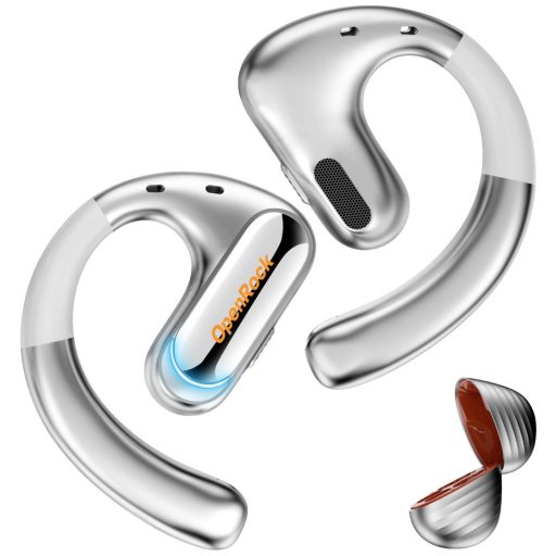 OneOdio OpenRock Pro T1 Sport Ear Free fejhallgató Bluetooth® Stereo Ezüst Töltőtok, Fülkengyel, Vízálló