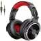 OneOdio Pro-10 Over Ear fejhallgató Vezetékes Stereo Fekete, Piros High-Resolution audio Összehajtható, Forgatható fülkagyló DJ