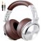 OneOdio Pro-40 DJ Over Ear fejhallgató Vezetékes Stereo Ezüst, Barna High-Resolution audio Összehajtható, Forgatható fülkagyló