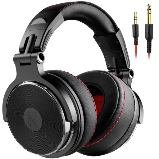 OneOdio Pro-60 Over Ear fejhallgató Vezetékes Stereo Fekete High-Resolution audio Összehajtható, Forgatható fülkagyló DJ
