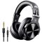 OneOdio Fusion A70 DJ Over Ear headset Bluetooth® Stereo Fekete High-Resolution audio Headset, Forgatható fülkagyló