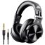 OneOdio Fusion A70 DJ Over Ear headset Bluetooth® Stereo Fekete High-Resolution audio Headset, Forgatható fülkagyló
