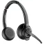 HP Poly Savi 8220 UC DECT On Ear headset DECT, Bluetooth® Stereo Fekete Noise Cancelling Headset, Hangerő szabályozás, Mikrofon némítás Számítógép