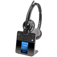   HP Poly Savi 8420 Office On Ear headset DECT, Bluetooth® Stereo Fekete Noise Cancelling Hangerő szabályozás, Mikrofon némítás Számítógép