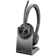   HP Poly Voyager 4320-M +BT700 Dongle On Ear headset Bluetooth® Stereo Fekete Noise Cancelling Hangerő szabályozás, Mikrofon némítás Számítógép