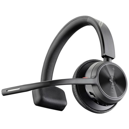 HP Poly Voyager 4310 USB-C Headset +BT700 Dongle On Ear headset Bluetooth® Mono Fekete Noise Cancelling Hangerő szabályozás, Mikrofon némítás Számítógép