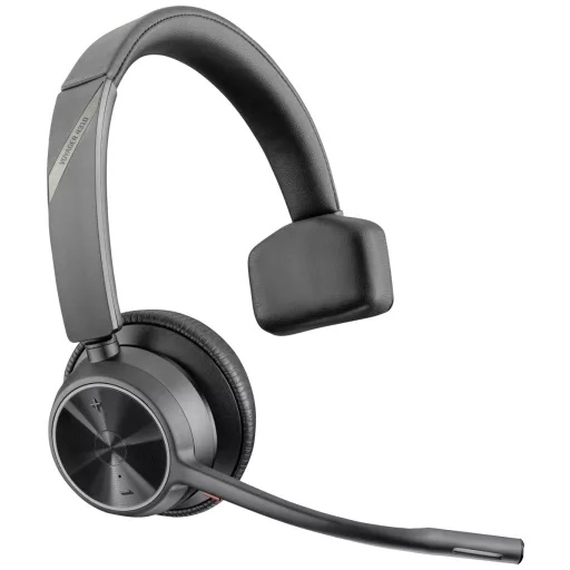 HP Poly Voyager 4310 USB-A Headset +BT700 Dongle On Ear headset Bluetooth® Mono Fekete Noise Cancelling Hangerő szabályozás, Mikrofon némítás Számítógép