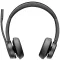 HP Poly Voyager 4320 USB-A Headset +BT700 Dongle On Ear headset Bluetooth® Stereo Fekete Hangerő szabályozás, Mikrofon némítás Számítógép