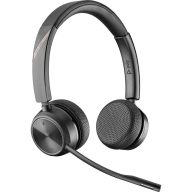  HP Poly Savi 7220 Stereo DECT On Ear headset DECT Stereo Fekete Hangerő szabályozás, Mikrofon némítás Számítógép