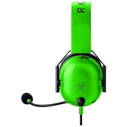 RAZER Blackshark V2 X Over Ear headset Vezetékes Stereo Fekete, Zöld Gamer