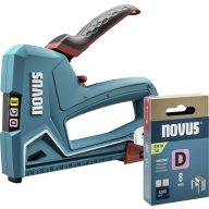   Novus Tools 030-0462 Kézi tűzőgép Kapocs típus 11-es típus, 53F típus Kapocs hosszúság 6 - 14 mm