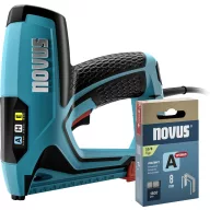   Novus Tools 031-0369 Elektromos tűzőgép Kapocs típus 37-es típus, 53-as típus Kapocs hosszúság 6 - 14 mm
