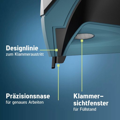 Novus Tools 031-0371 Elektromos tűzőgép Kapocs típus 53-as típus Kapocs hosszúság 6 - 14 mm