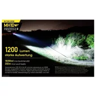   NiteCore MH10 V2 LED Kézilámpa Akkuról üzemeltetett 1200 lm 1500 óra 77.5 g