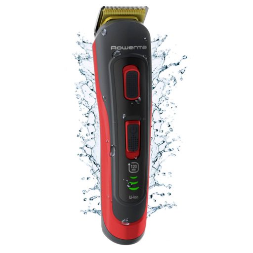 Rowenta TN9400F4 Szakállvágóó, Borotva, Tesztszőrzet nyíró, Hajvágó Lemosható Szürke, Narancs