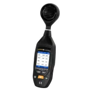   PCE Instruments CO2 mérő 0 - 9999 ppm Hőmérsékletmérő funkcióval, Adatgyűjtő funkcióval, USB csatlakozóval Kalibráció Gyári standard (tanúsítvány nélkül)