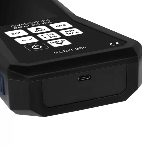 PCE Instruments PCE-T 394 Hőmérséklet adatgyűjtő Mérési méret Hőmérséklet -200 - 1370 °C PDF funkció