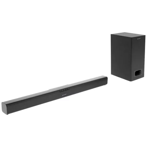 Sharp HT-SBW110 Soundbar Fekete (matt) Vezetékes mélysugárzóval, Bluetooth, USB