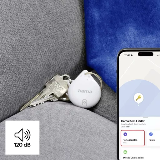 Hama Item Finder für Apple Wo ist-App kulcskereső Fehér