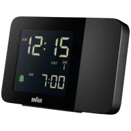   Braun BC15B-DCF Rádiójel vezérlésű Ébresztőóra Fekete
