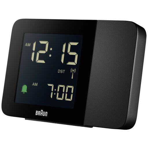 Braun BC15B-DCF Rádiójel vezérlésű Ébresztőóra Fekete