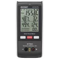   VOLTCRAFT VC121 PVNapelemes mérő 800 W-ig, áramerősség, feszültség, teljesítmény, rövidzárlat kijelzéssel