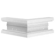   Hager BR6513039016 Külső sarok (Sz x Mé) 130 mm x 68 mm Fehér 1 db
