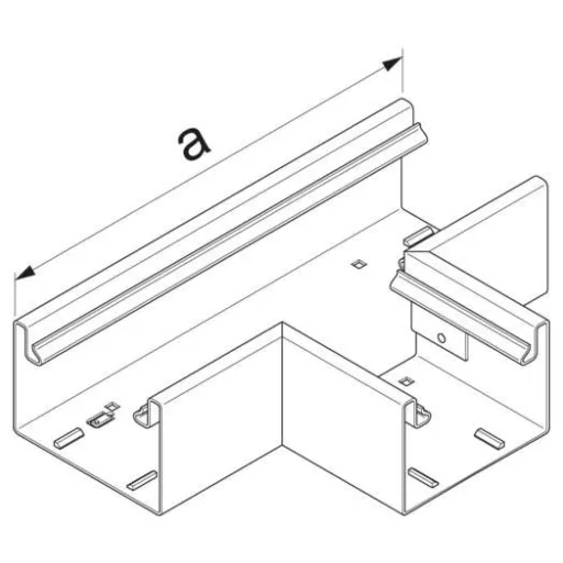 Hager BR6513089016 T-darab (Sz x Mé) 130 mm x 68 mm Fehér 1 db