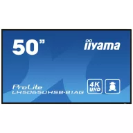   Iiyama ProLite LH5065UHSB-B1AG Digital Signage kijelző EEK: E (A - G) 126 cm 49.5 coll 3840 x 2160 Pixel 24/7