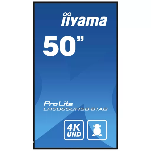 Iiyama ProLite LH5065UHSB-B1AG Digital Signage kijelző EEK: E (A - G) 126 cm 49.5 coll 3840 x 2160 Pixel 24/7