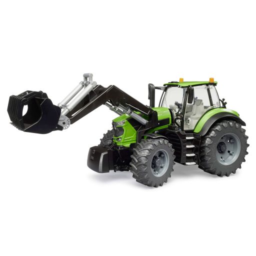 bruder Deutz Traktor 8280 TTV homlokrakodóval Kész modell Mezőgazdasági modell