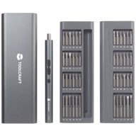   TOOLCRAFT TO-9610278 E csavarhúzó 3.7 V 350 mAh Lítium töltőkábellel, tároló dobozzal