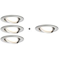   Paulmann 4064161325866 Nova Beépíthető lámpa 4 részes készlet LED LED 24 W Vas (matt)