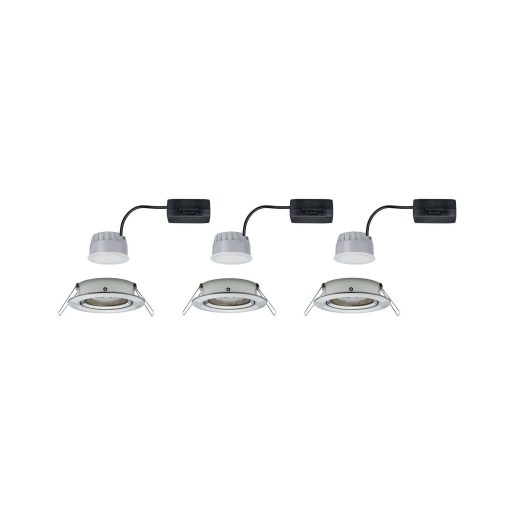 Paulmann 4064161325866 Nova Beépíthető lámpa 4 részes készlet LED LED 24 W Vas (matt)
