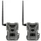 Spypoint FLEX-M Twin Pack Vadmegfigyelő kamera 28 Megapixel Hangfelvevő, 4G képátvitel, GSM modul Szürke-zöld (matt)