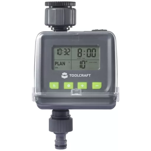 TOOLCRAFT TO-9612291 Öntözés vezérlő Elemekről üzemeltetett