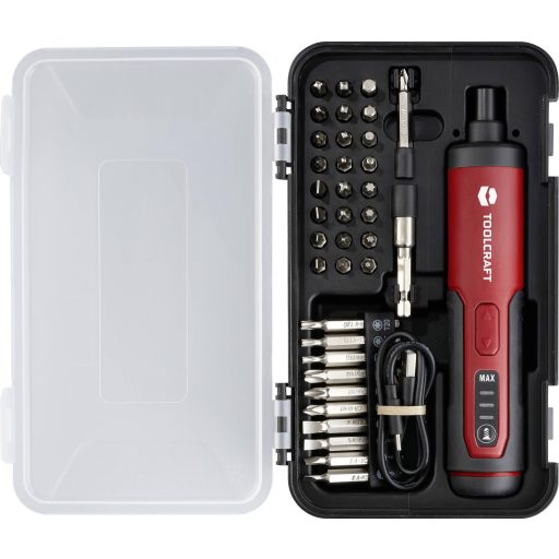 TOOLCRAFT TO-9616470 Akkus rúdcsavarozó 3.6 V 1500 mAh Lítiumion Hordtáskával