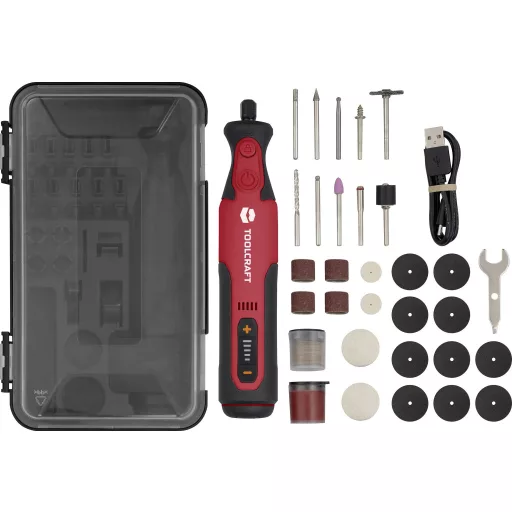 TOOLCRAFT Gravírozó készülék Hordtáskával, töltőkábellel 7.2 V