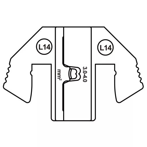 TOOLCRAFT TO-9616542 Krimpelő betét SPT hüvely érintkező 3 - 4 mm² Alkalmas márka TOOLCRAFT