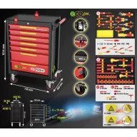 KS Tools 117.6144 Műhelykocsi