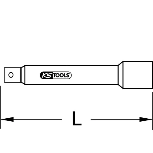KS Tools 911.1834 911.1834 Hosszabbító Meghajtás (csavarhúzó) 1/2 (12,5 mm) 1 db