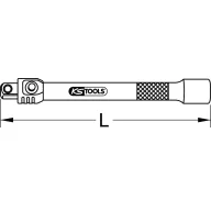   KS Tools 919.1203 919.1203 Hosszabbító Meghajtás (csavarhúzó) 1/2 (12,5 mm) 1 db