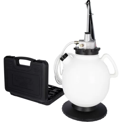 KS Tools 150.9105 Univerzális hajtóműolaj betöltő rendszer készlet 23 darabos adapterkészlettel